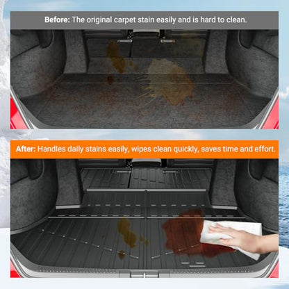 Cargo Mat & Backrest Mats Compatible with 2025 2026 Toyota Camry