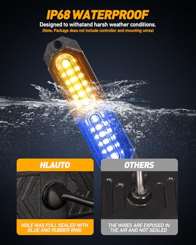 1200T Emergency Strobe Grille Lights (8 Count)
