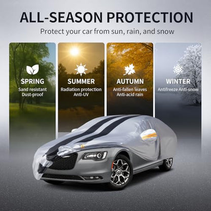 Multi Layer Car Cover Custom Fit for Chrysler 300