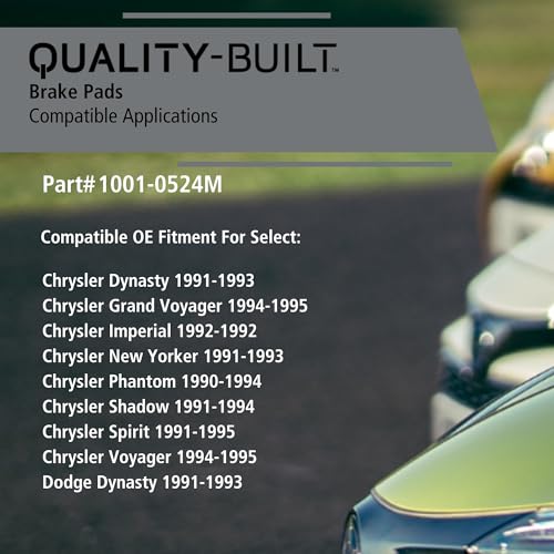 Front Semi Metallic Brake Pads