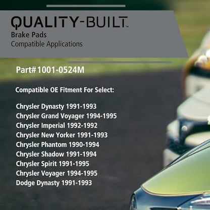Front Semi Metallic Brake Pads