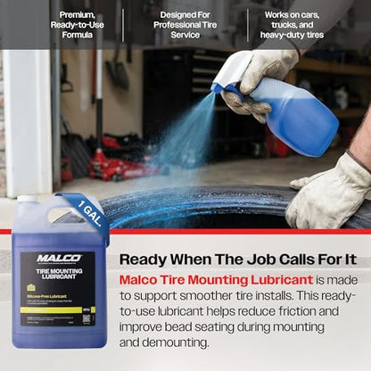 Tire Mounting and Demounting Lubricant with Applicator