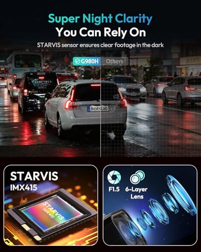 G980H 4K STARVIS Dash Cam Front and Rear