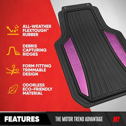 ChromeTech Car Floor Mats Full Set