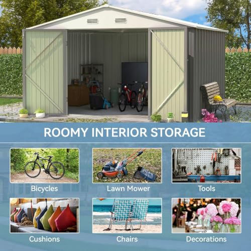 10x8 FT Outdoor Storage Shed