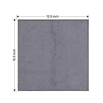 Grey Microfiber Cleaning Cloth 50 Pack (50 Count)