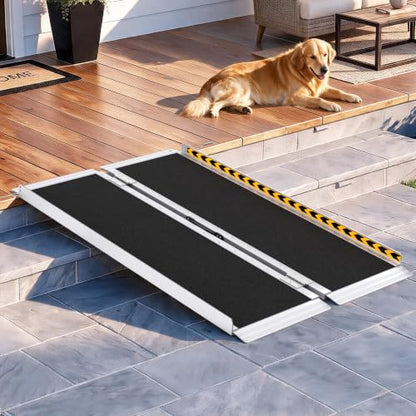 Portable Aluminum Wheelchair Ramp 4FT Non
