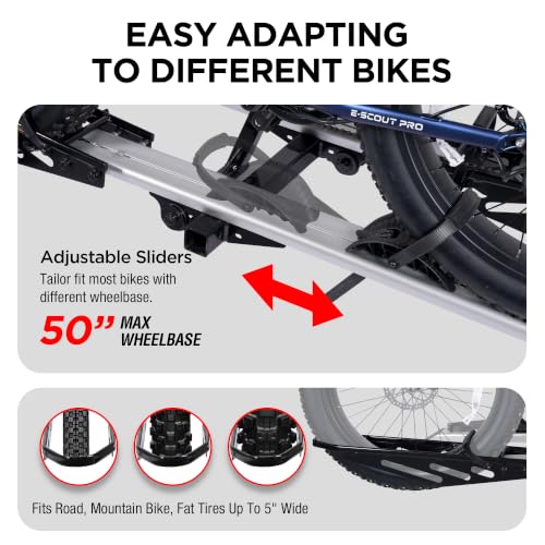 Young Hitch Mount Ebike Rack for Car (2 Count)