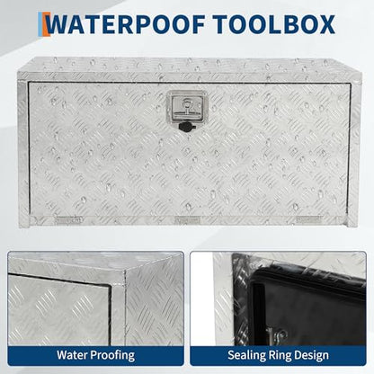 30 Inch Heavy Duty Aluminum Tool Underbody Box