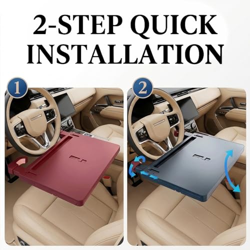 Car Back Seat Tray Table with Expandable Tray