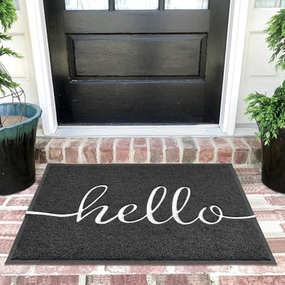 Door Mat Outside Inside Hello Doormat