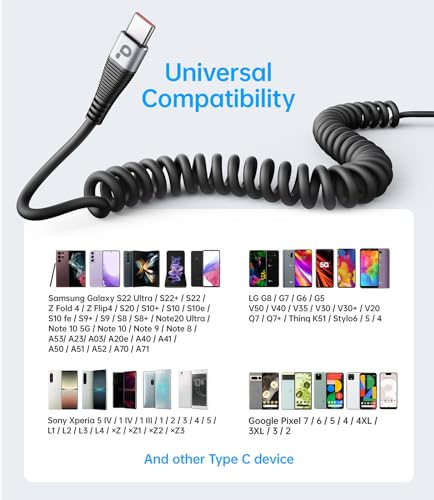 USB C to C Charger Cable [2 (2 Count)