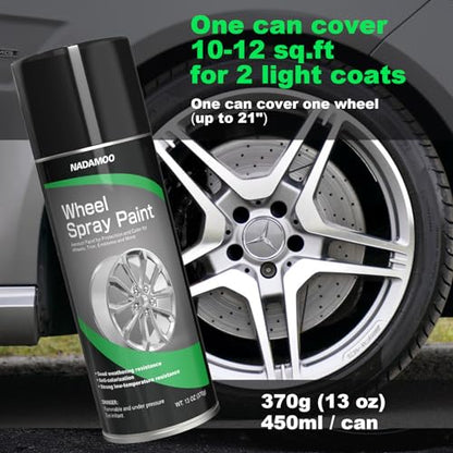 Silver Spray Paint for Wheels (52 Ounce)