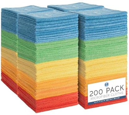 Microfiber Cleaning Cloth (200 Count)