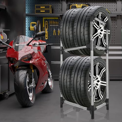 Tire Rack Tire Storage Rack Stand Garage Storage Shelf Organizer