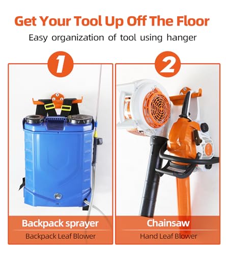 Backpack Blower Rack with Tube Hook