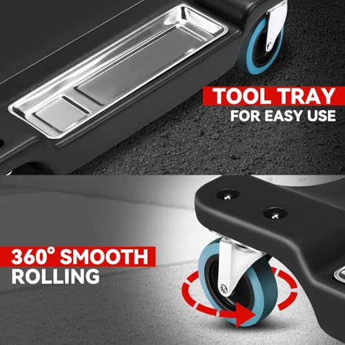 40 in Low Profile Car Rolling Mechanic Creeper