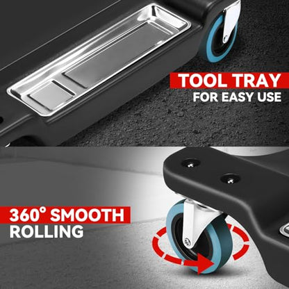 40 in Low Profile Car Rolling Mechanic Creeper