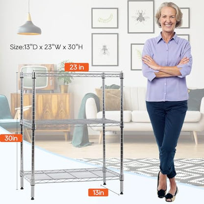 3 Tier Wire Shelf (3 Count)