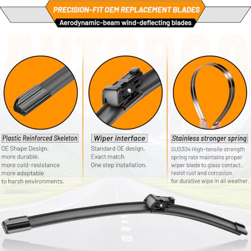 Windshield Wiper Blade Replacement for Audi Q5 SQ5 Q3