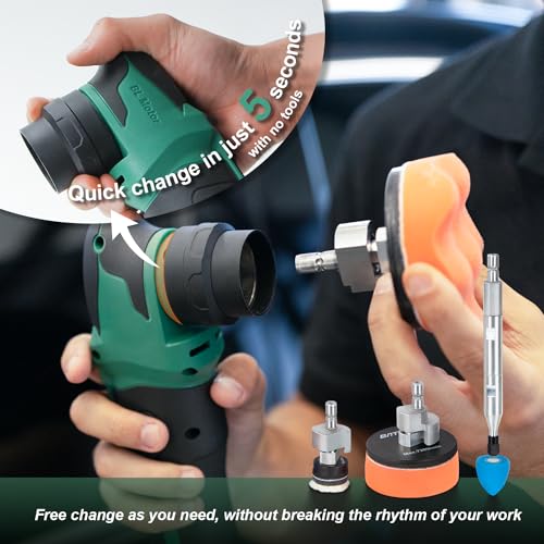 S4 Brushless RO&DA Car Buffer Polisher Headlight Restoration Pro Kit