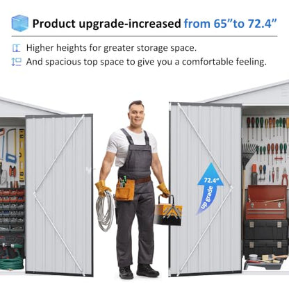 6x8 FT Outdoor Storage Shed
