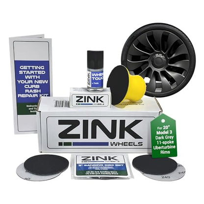 Premium Tesla Wheel Curb Rash Repair Kit for Model 3 20