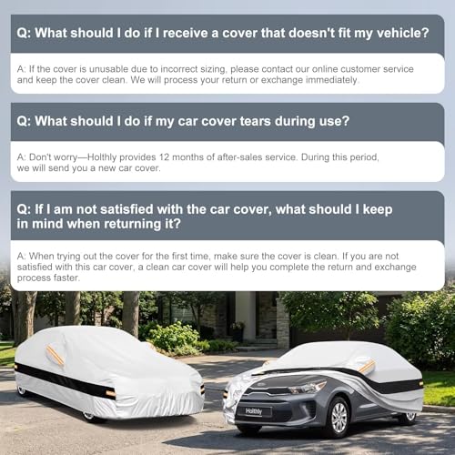 10 Layers Sedan Car Cover Custom Fit for Kia Rio
