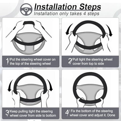 Elastic Stretch Steering Wheel Cover