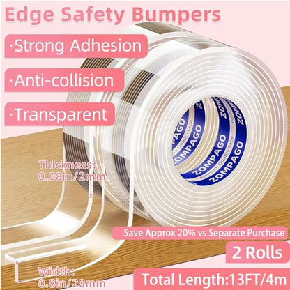 Baby Corner Proofing Edge Protector Strip 2 Rolls (2 Count)