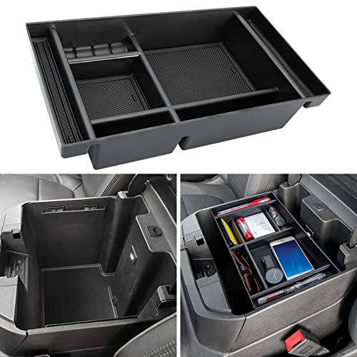 Center Console Organizer for Chevy Silverado & GMC Sierra Black Trim