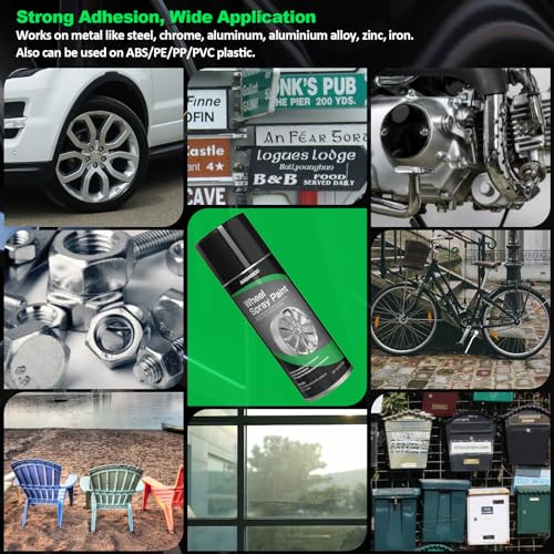 Silver Spray Paint for Wheels (13 Ounce)