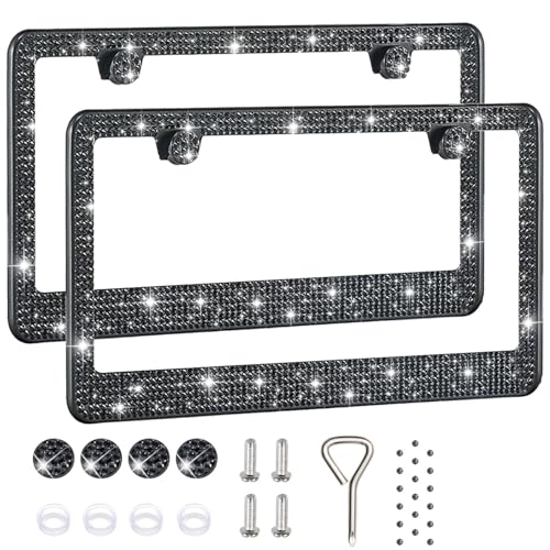 2 Pack License Plate Frames for Women