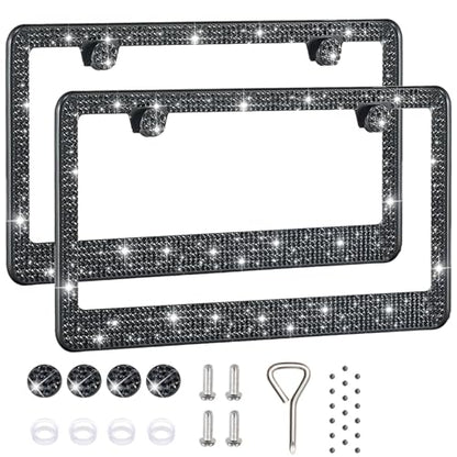 2 Pack License Plate Frames for Women