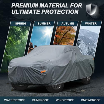 16 Layers Truck Cover Waterproof All Weater. See Truck Size Chart