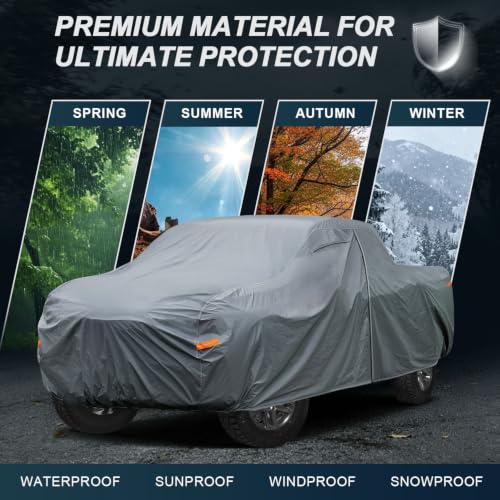 16 Layers Truck Cover Waterproof All Weather. See Truck Size Chart