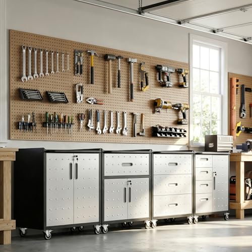 Garage Tool Cabinet Set (4 Count)