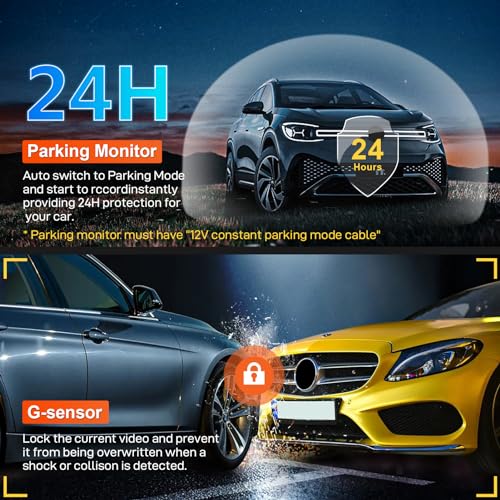 4K Dash Cam Custom fit for GMC Yukon