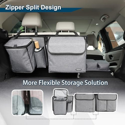 Deluxe Trunk and Backseat Organizer for Medium or Large Size SUVs & RVs