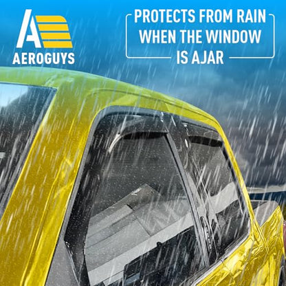 Extra Durable Window Deflectors in (4 Count)