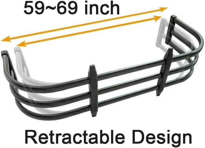 Truck Bed Extender for F-150 250 350, Silverado Sierra Ram 1500 2500HD, Tundra, Titan XD Pickup Trucks, 24" Bed Extension