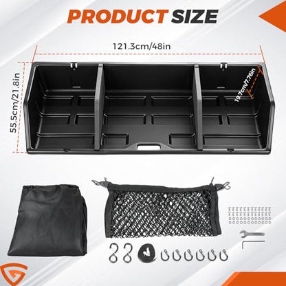 48" Truck Bed Cargo Box Organizer Slider Storage Loader System