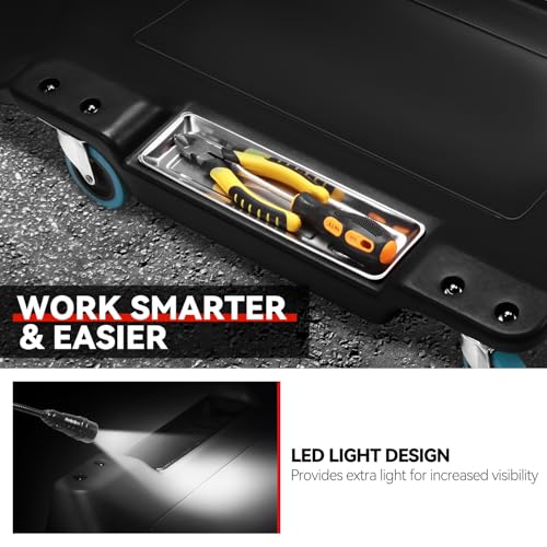40 in Low Profile Car Rolling Mechanic Creeper