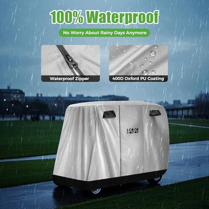 4 Passenger Golf Cart Cover for Yamaha EZGO Club Car