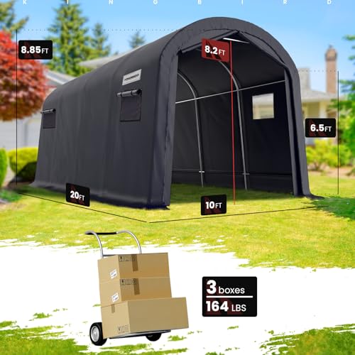 10' x 20' Carport Shelter with Roll