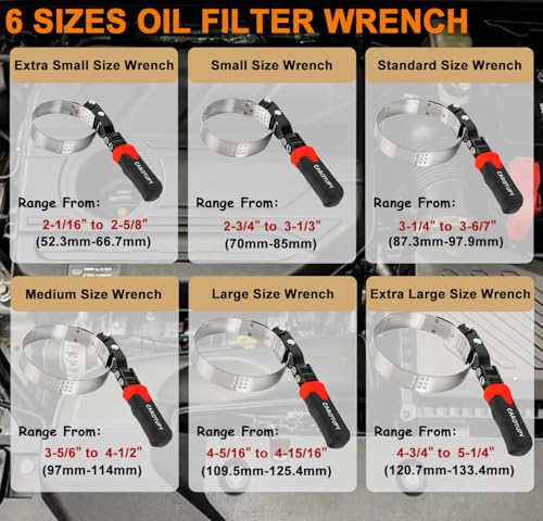 Oil Filter Wrench Set