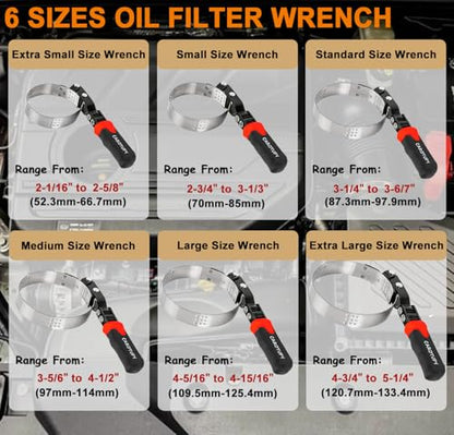 Oil Filter Wrench Set