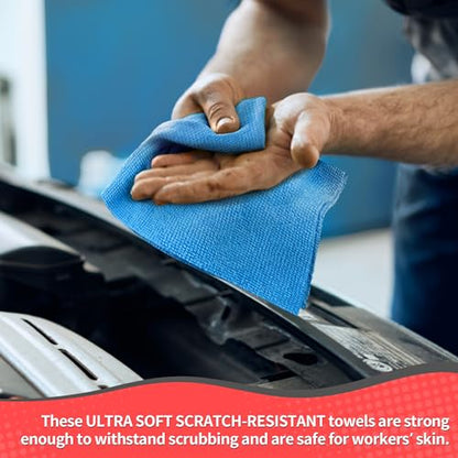 Shop Towels 100 Pack Microfiber Towels for Cars (100 Count)