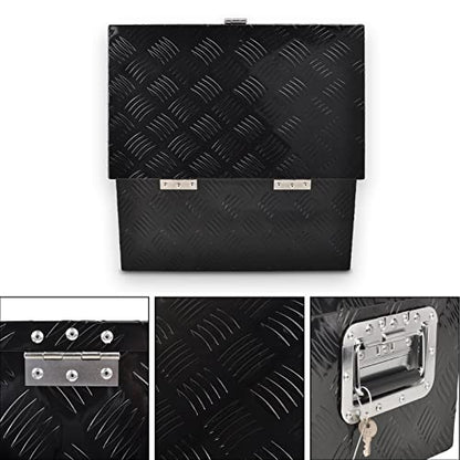 20 Inch Aluminum Tool Box 5 Bar Tread Flatbox for Truck Car Outdoor