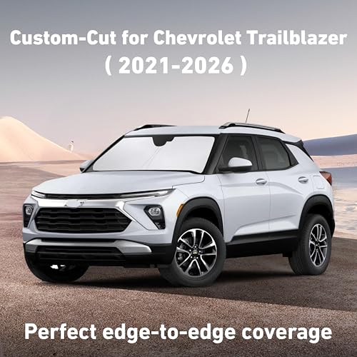 Windshield Sunshade Compatible for Chevrolet Trailblazer 2021